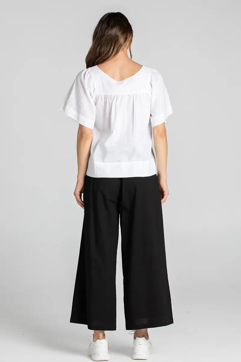 Back view of the Boom Shankar Ria Pant in Basic Black