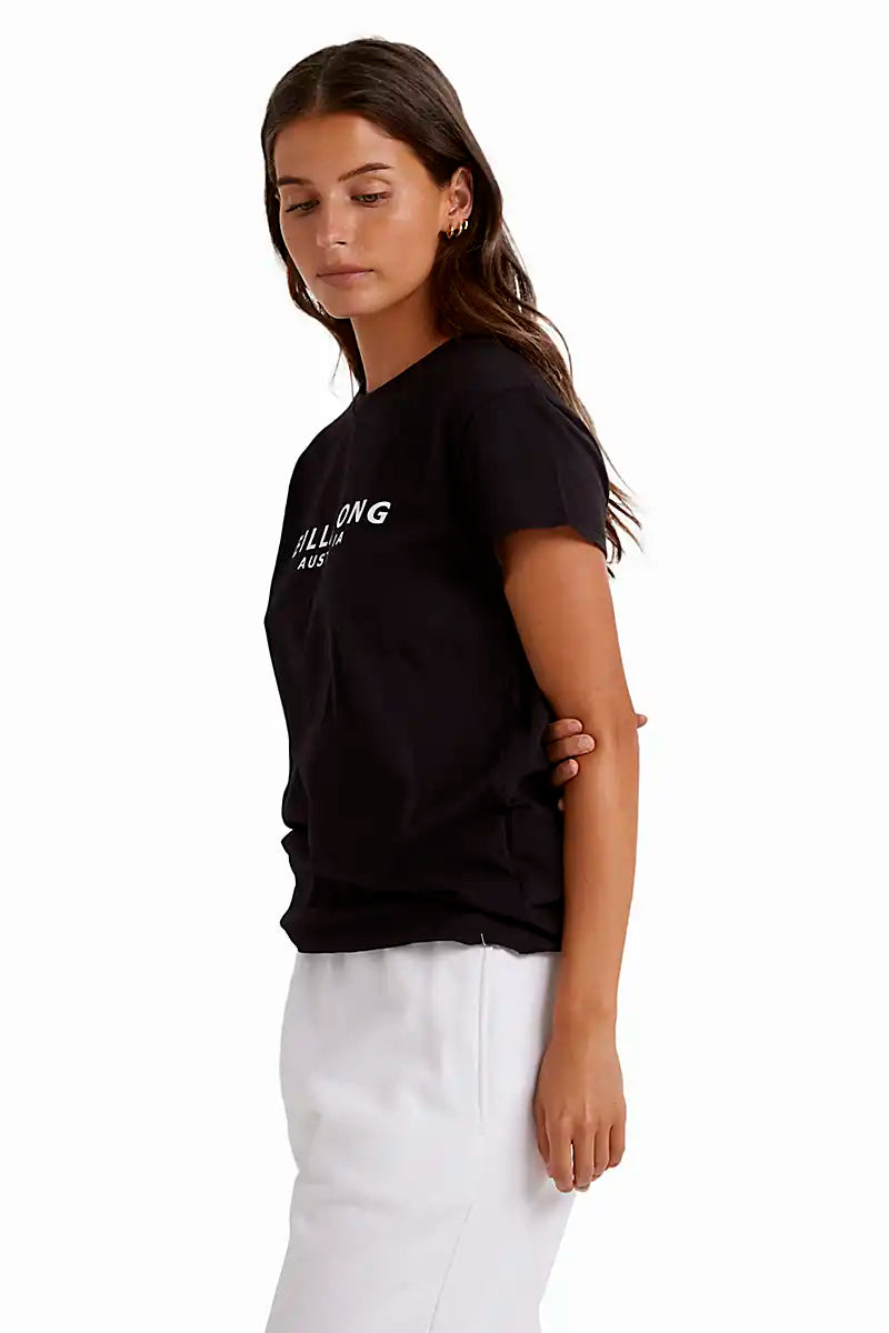 Billabong Society Tee in Black Side View