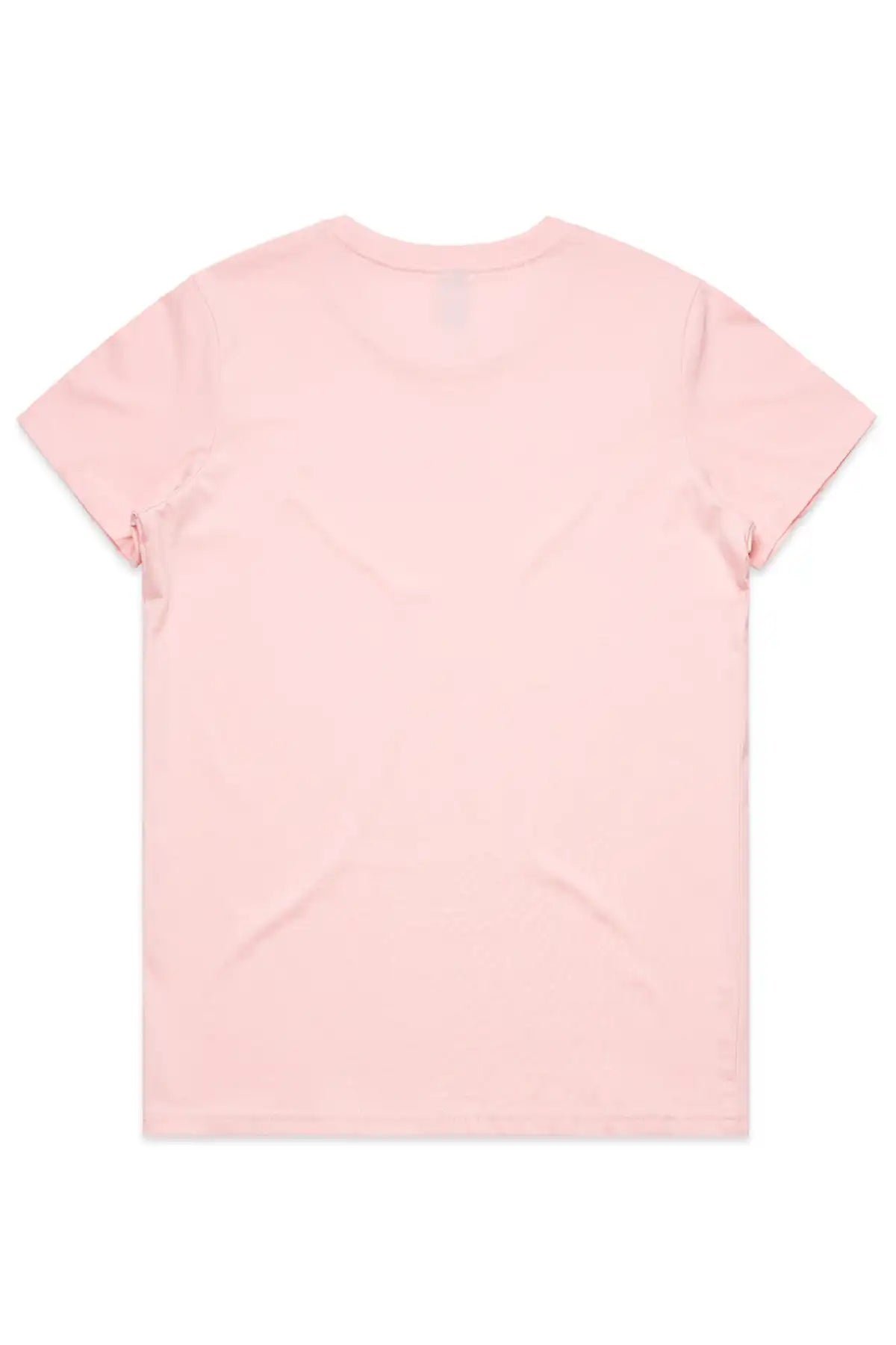 Pink t-shirt on a white background