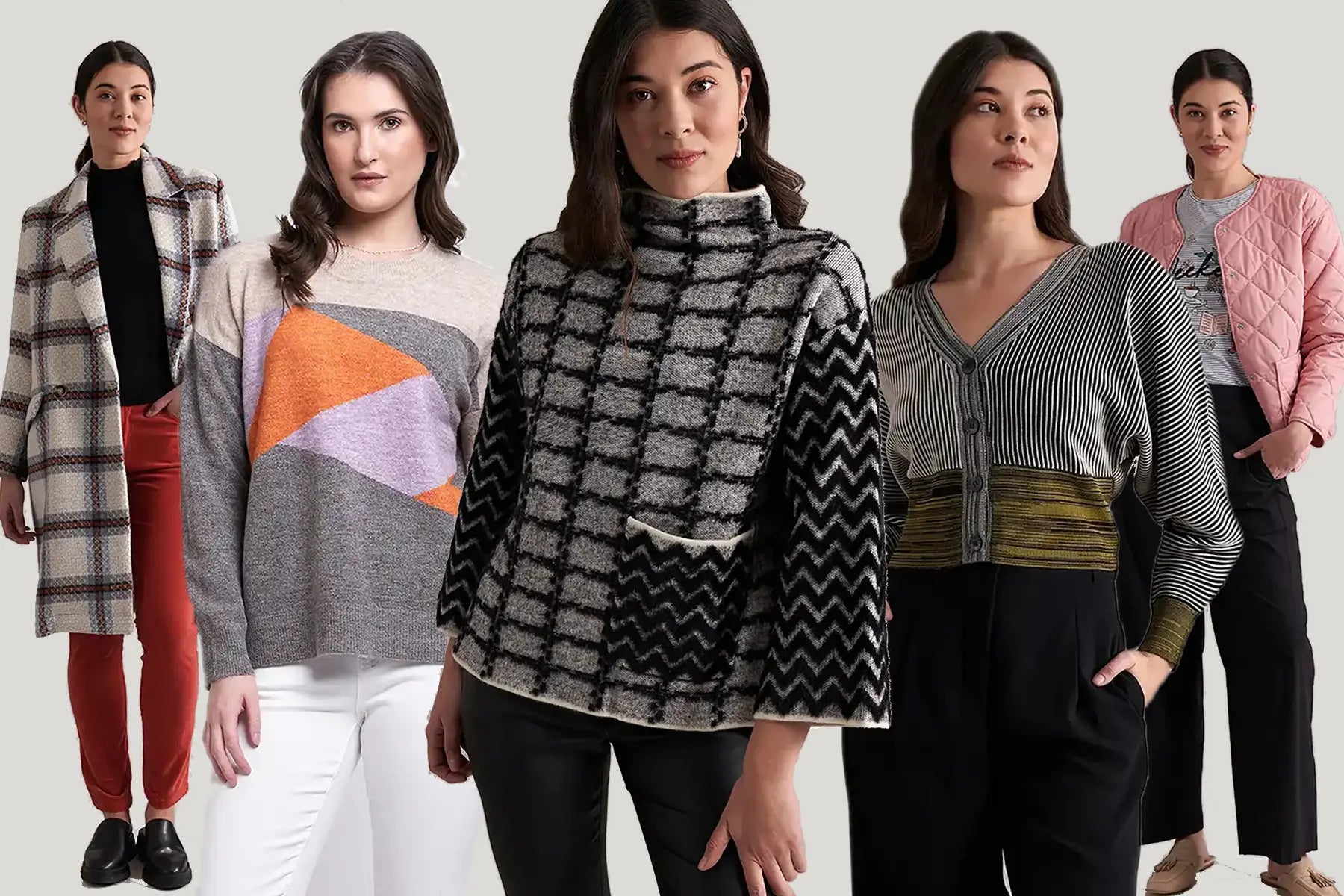 Models wearing the new season Foil Australia Clothing range