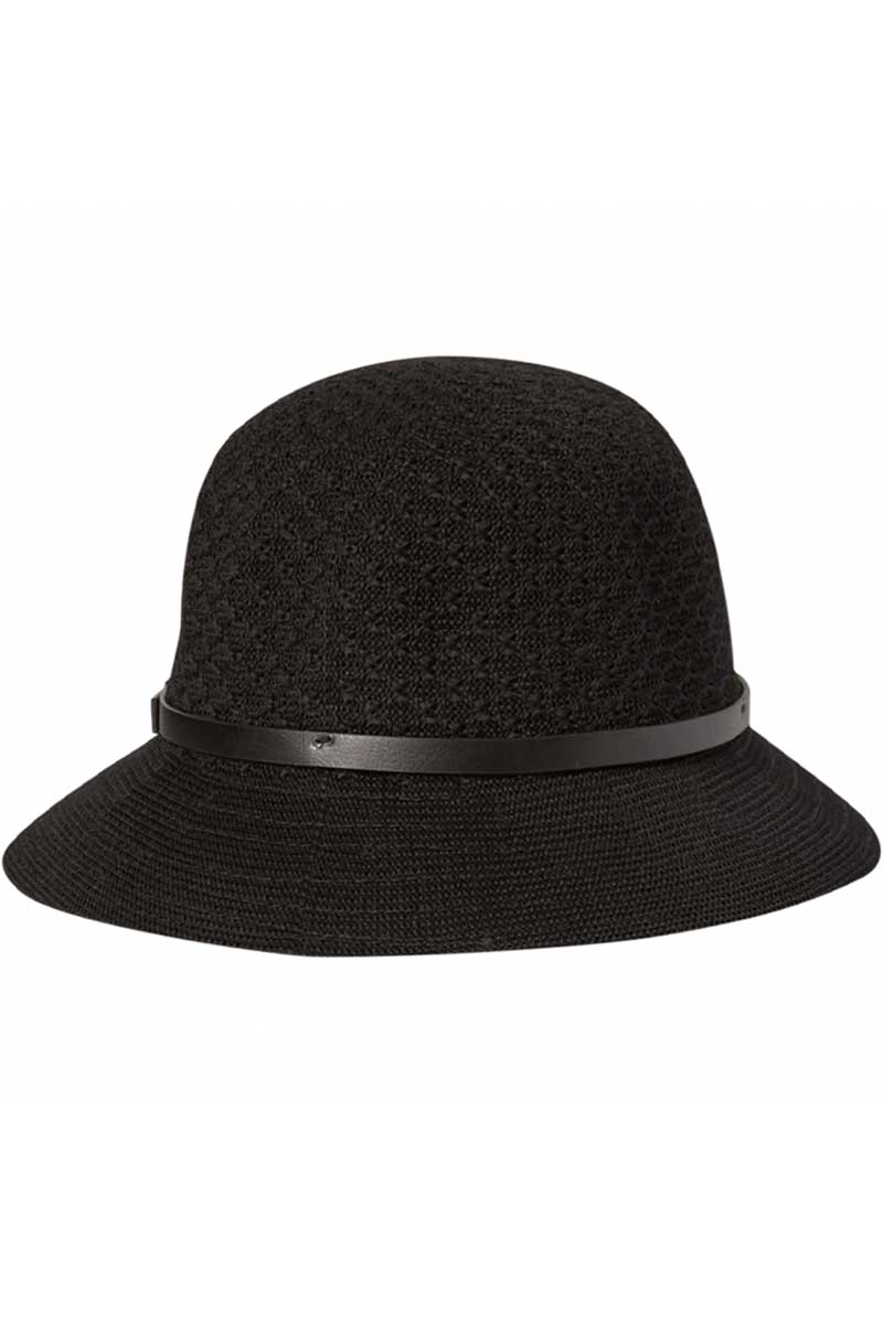 Kooringal Hat Short Brim Cassie hat - Black back view
