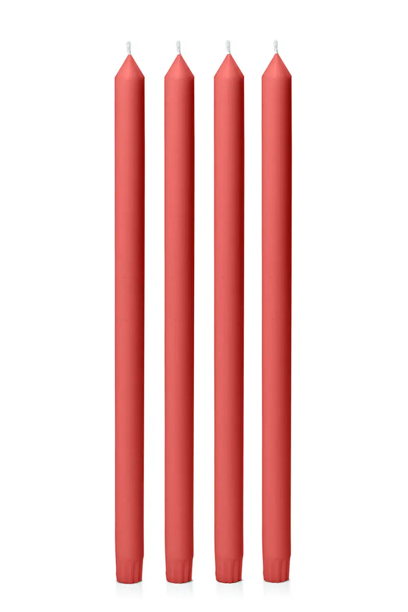 Dinner Candle Red Pack of 4