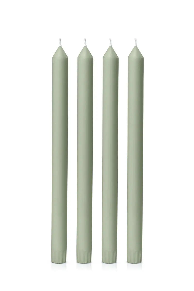 Dinner Candle Pale Eucalypt - Pack of 4
