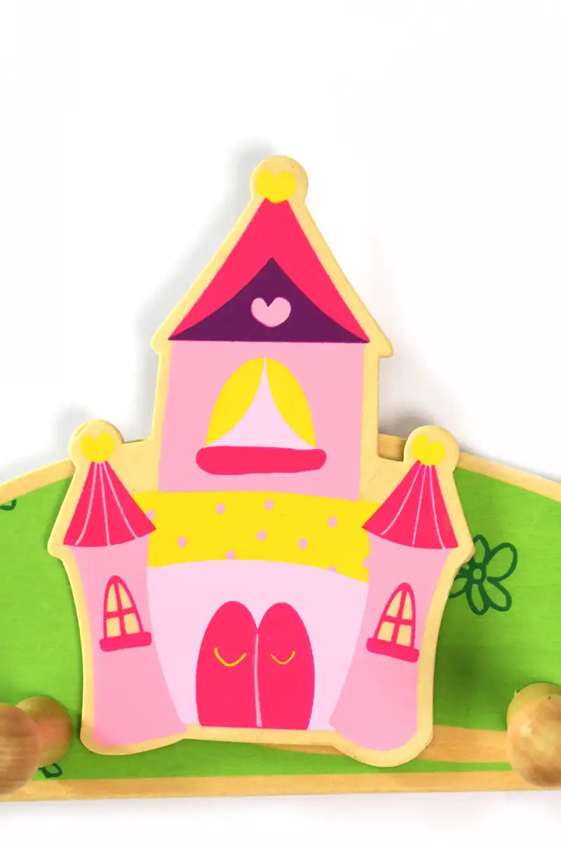 Kaper Kidz Princess Peg Coat Rack Castle