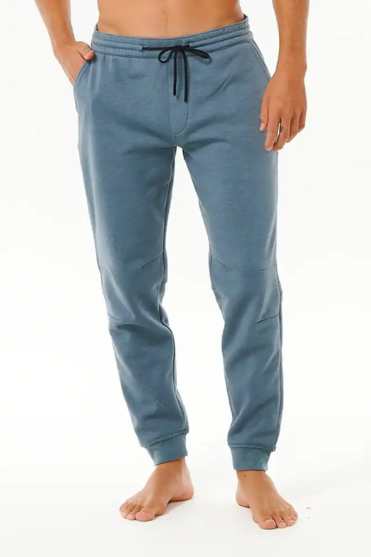 Rip Curl Mens Trackpant Anti Series Departed in Mineral Blue
