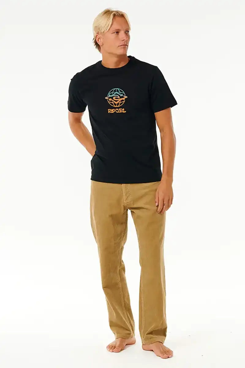 Rip Curl Mens Classic Surf Cord Pant in Khaki Full