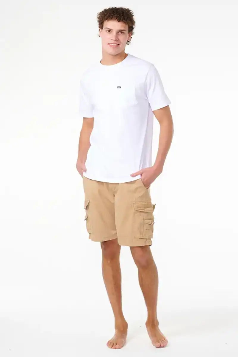 Rip Curl Mens Trail Cargo Walkshort in Khaki Full