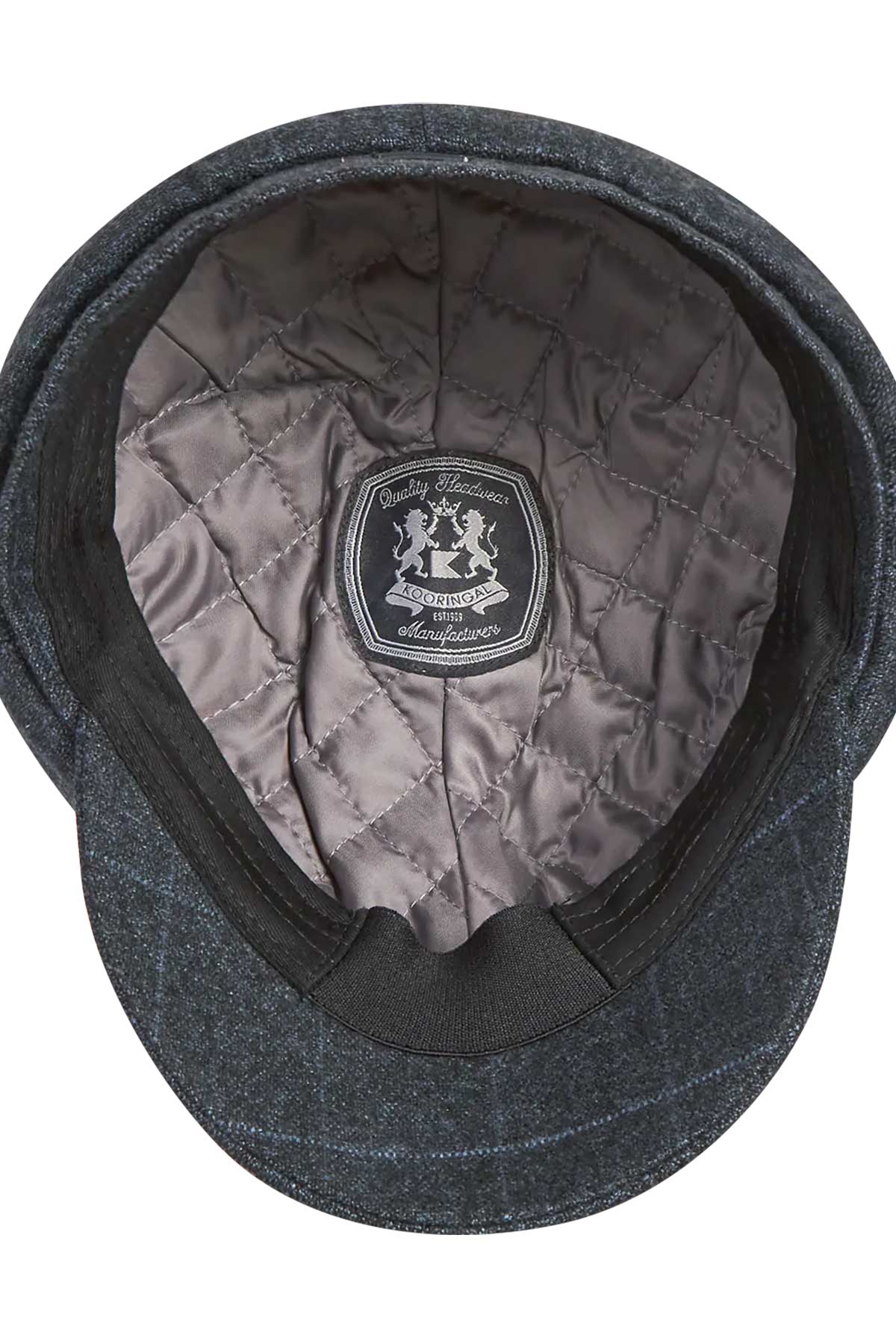 Mens Driver Cap - Apple, navy.