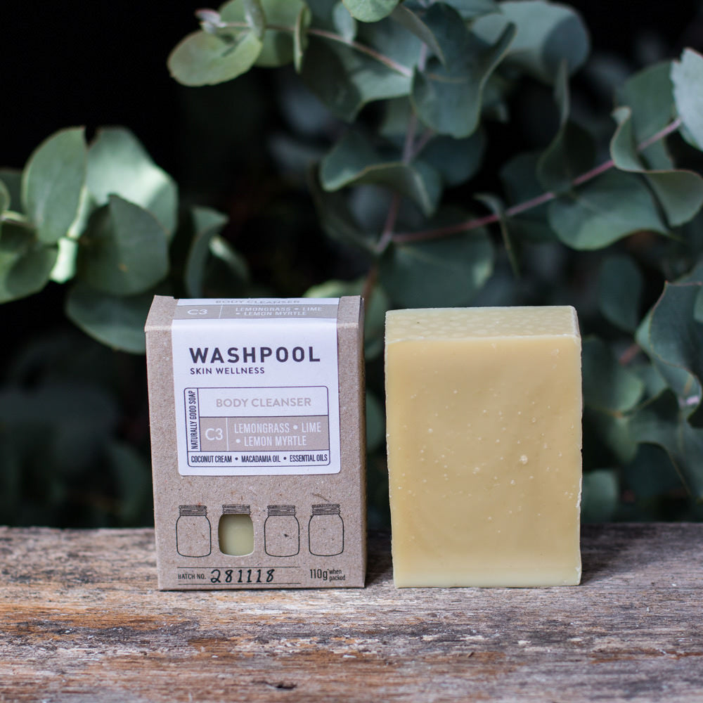 Washpool Body Cleanser - Lemongrass, Lime, Lemon Myrtle