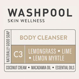 Washpool Body Cleanser - Lemongrass, Lime, Lemon Myrtle