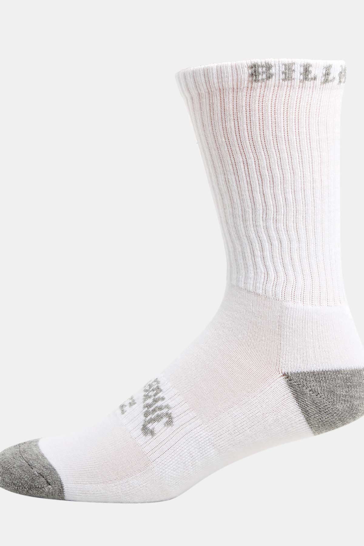 Billabong Sport Socks - 5 Pack Multi, White.
