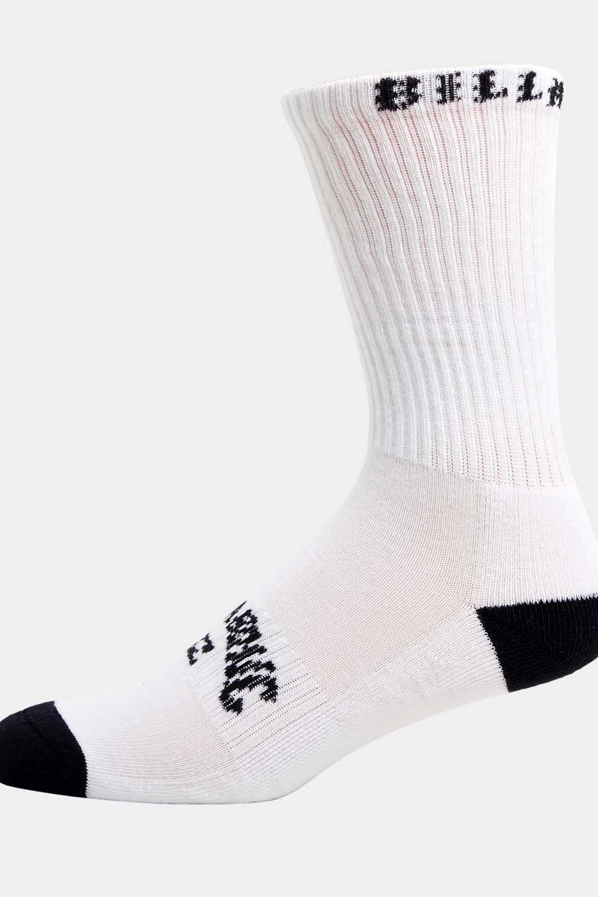 Billabong Sport Socks - 5 Pack Multi, White and Black.
