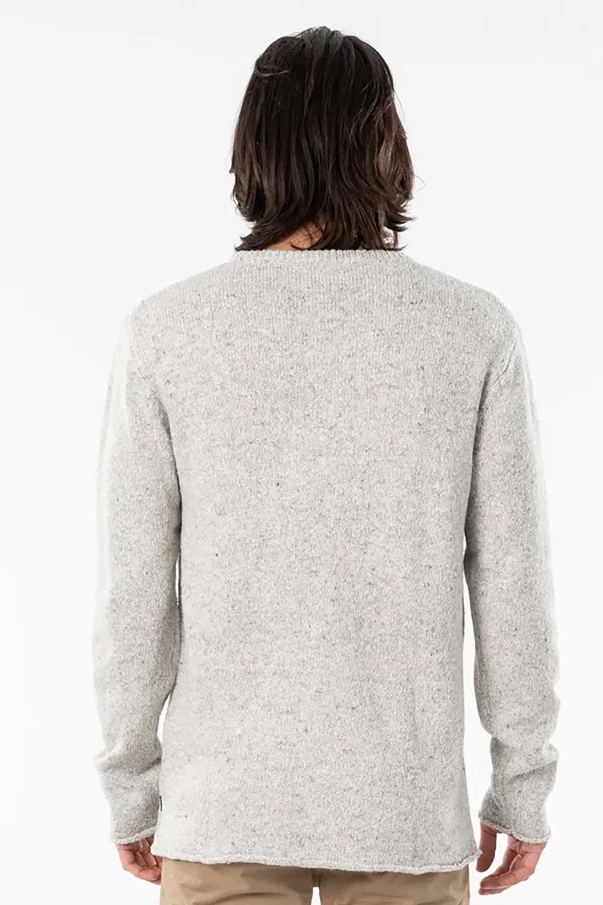 Rip Curl Knit Sweater - Neps Crew, rolled hem.