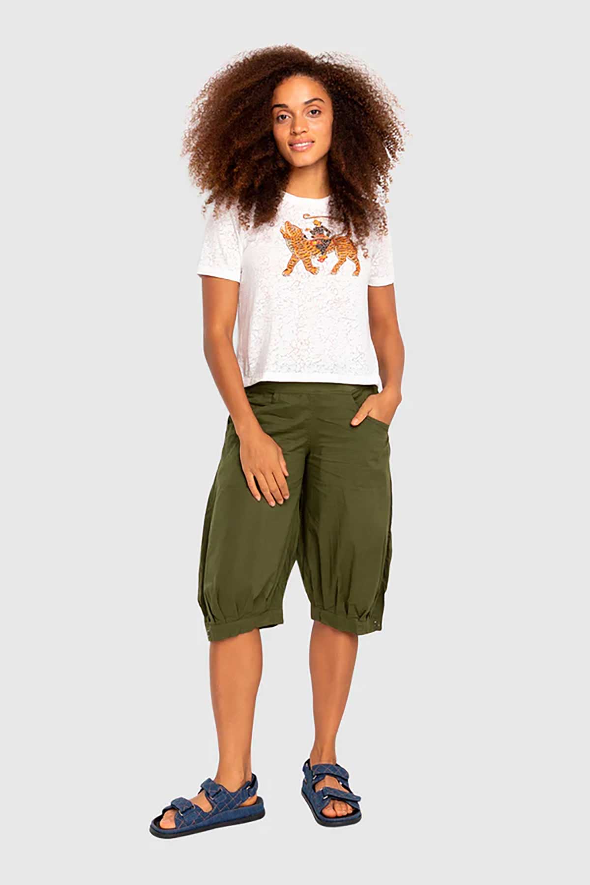 Boom Shankar Jada Short - Khaki, 3/4 shorts