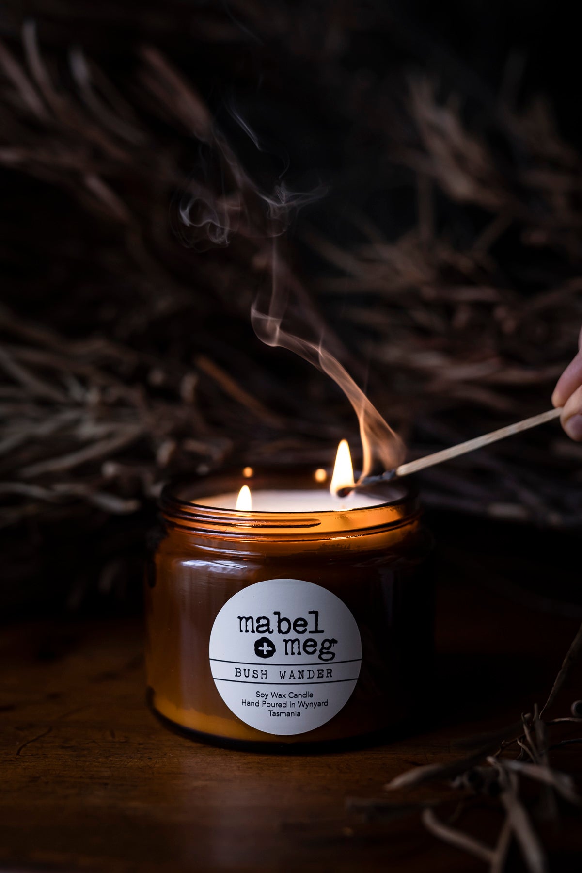 Mabel and meg soy candle xl bush wander