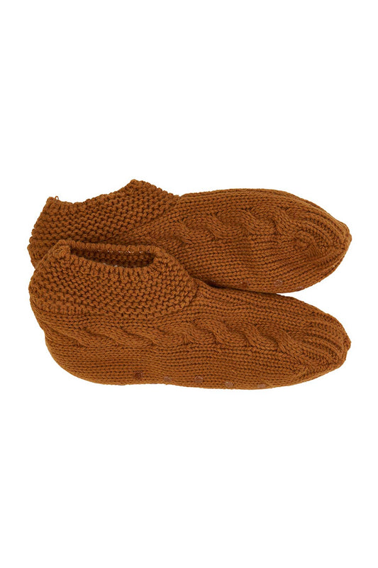 Annabel Trends Mens Slouchy Slippers Tan