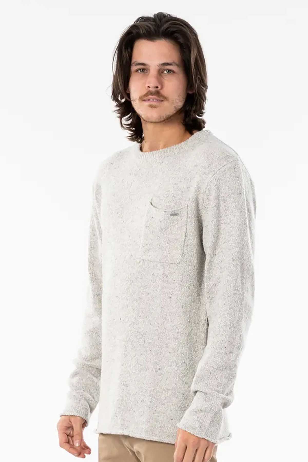 Rip Curl Knit Sweater - Neps Crew, chest pocket.
