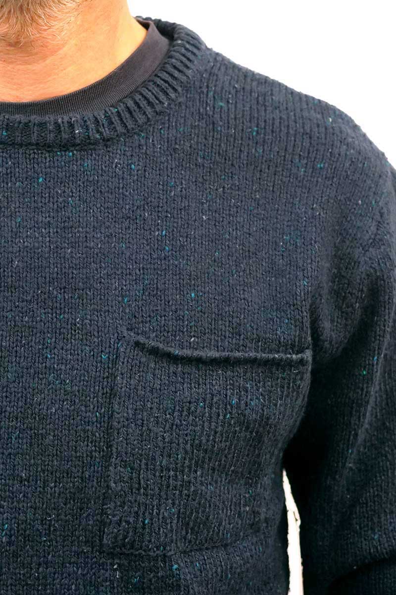 Rip Curl Knit Sweater - Neps Crew, pocket front.