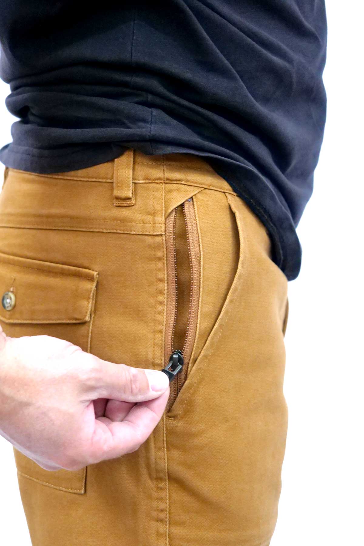 Rip Curl Atlas Walkshort - Gold side zip pocket