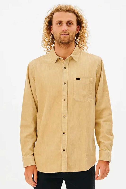 Rip Curl Button Up LS Shirt - State Cord.