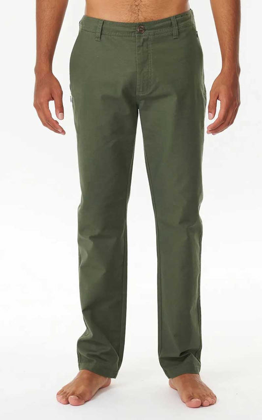 Rip Curl Searchers pant green front