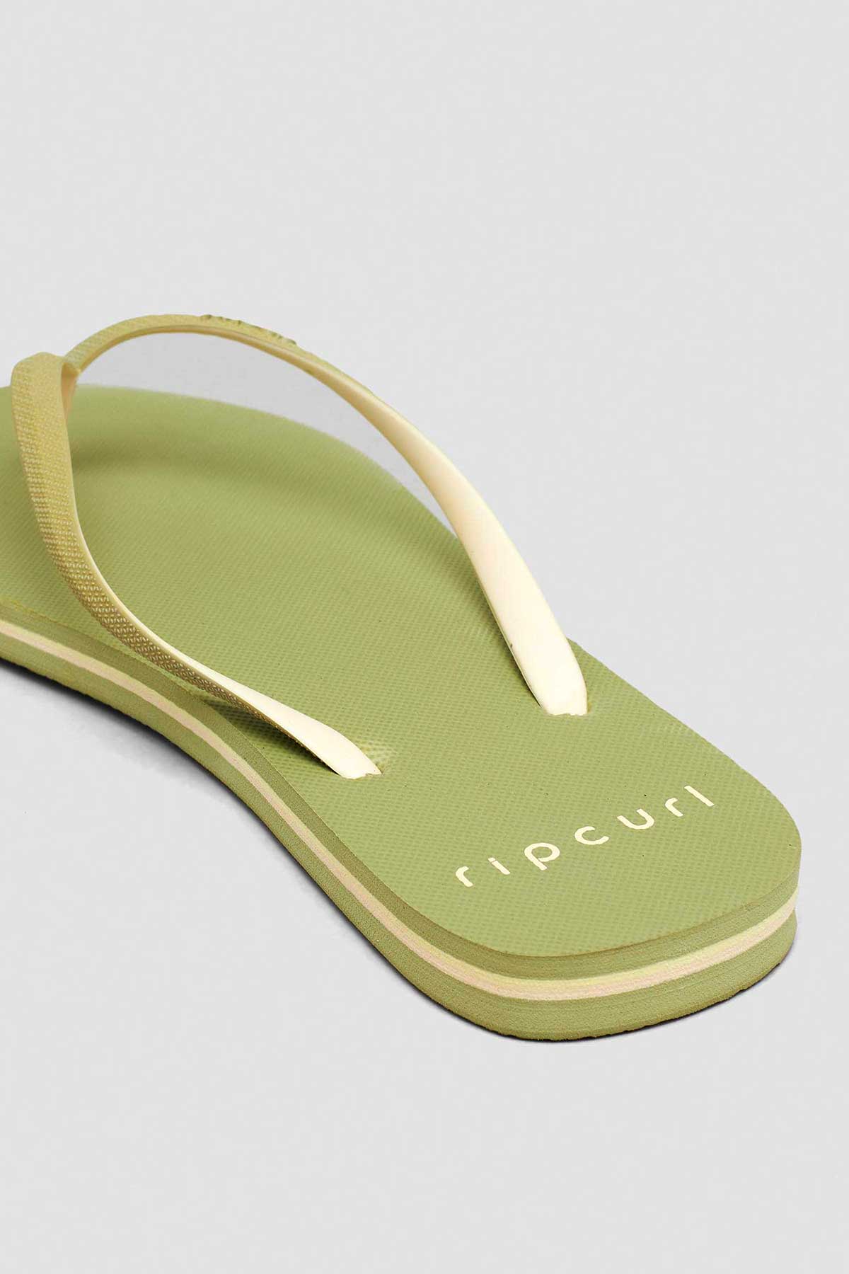 Rip Curl Thongs Bondi 2 tone - Mid Green logo details