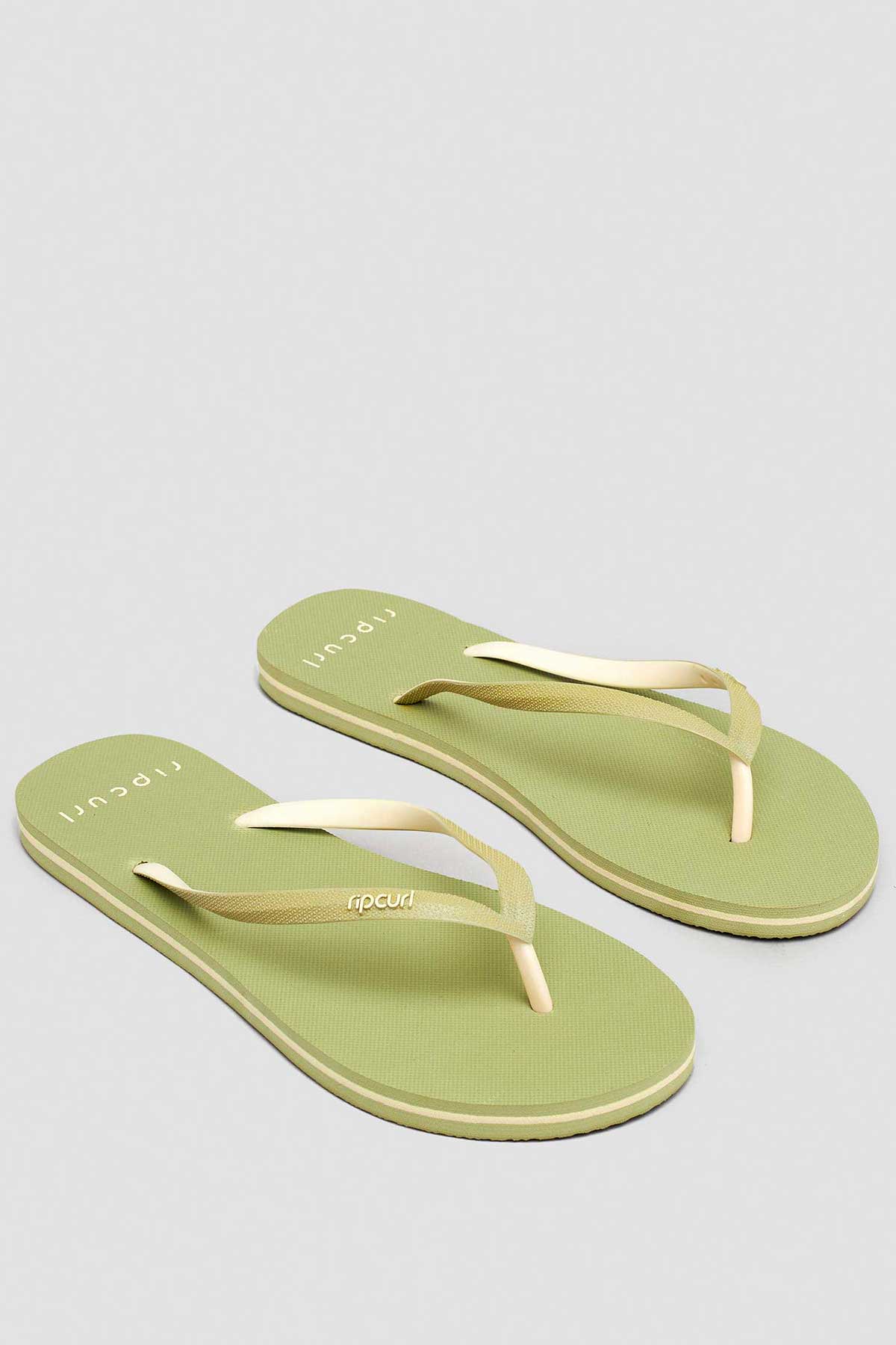 Rip Curl Thongs Bondi 2 tone - Mid Green 3/4 view