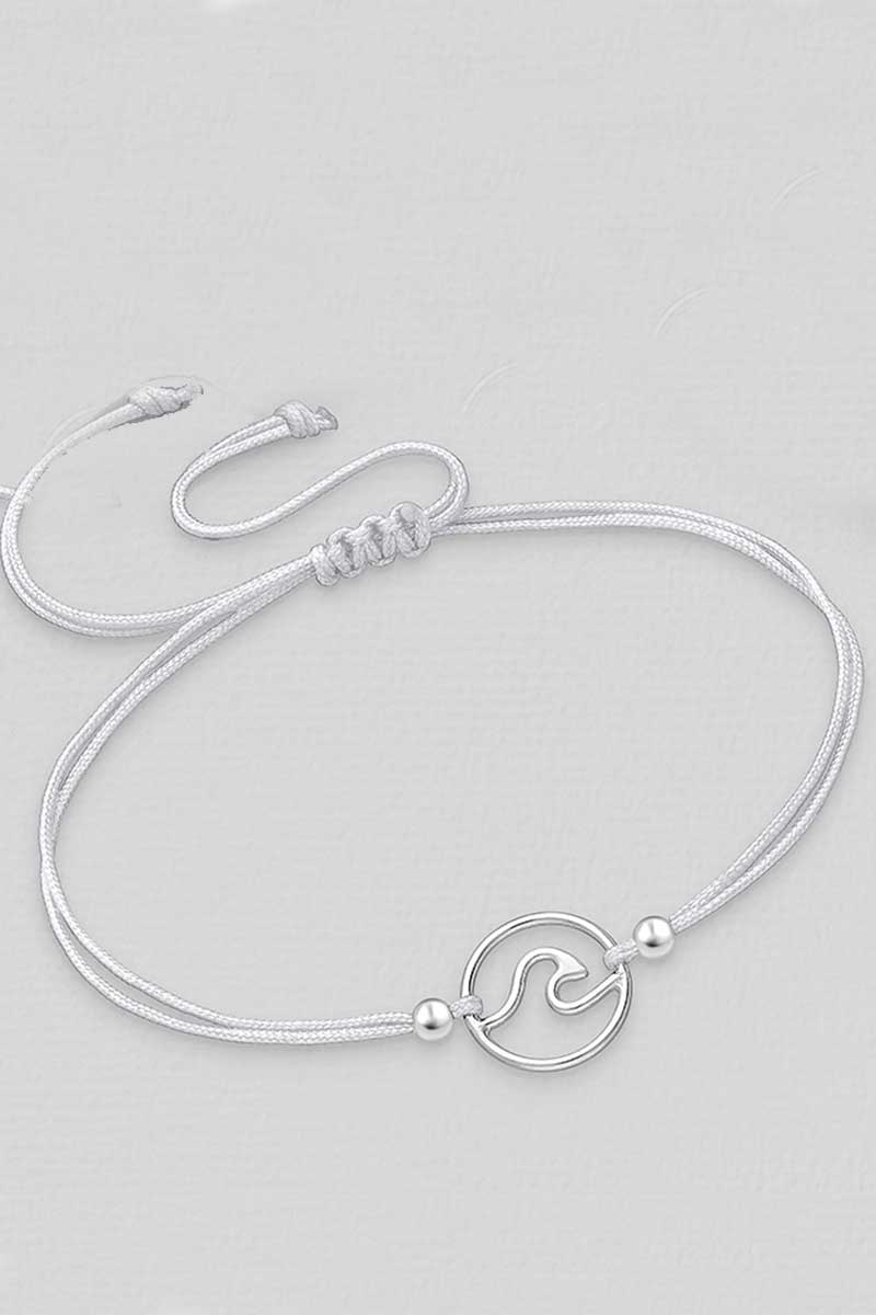 Sterling Silver Wave Bracelet