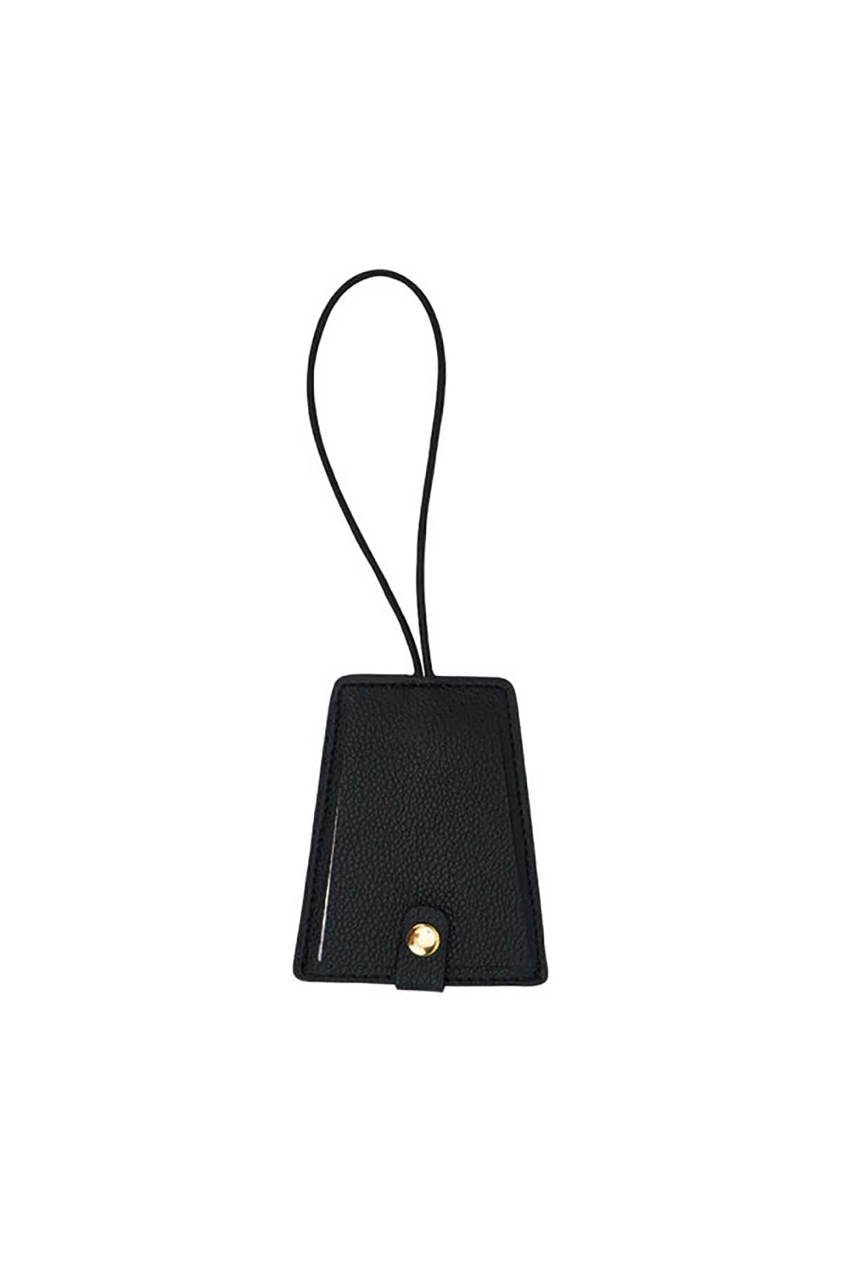 Annabel Trends Vanity Luggage Tag Black Button Closure