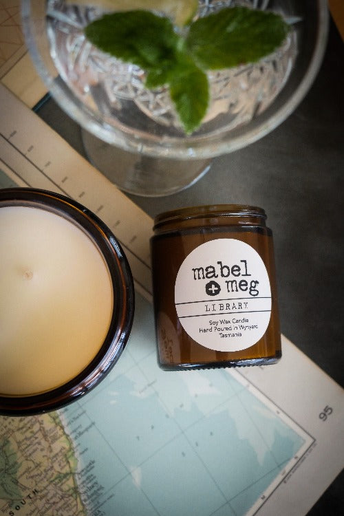 Library soy candle