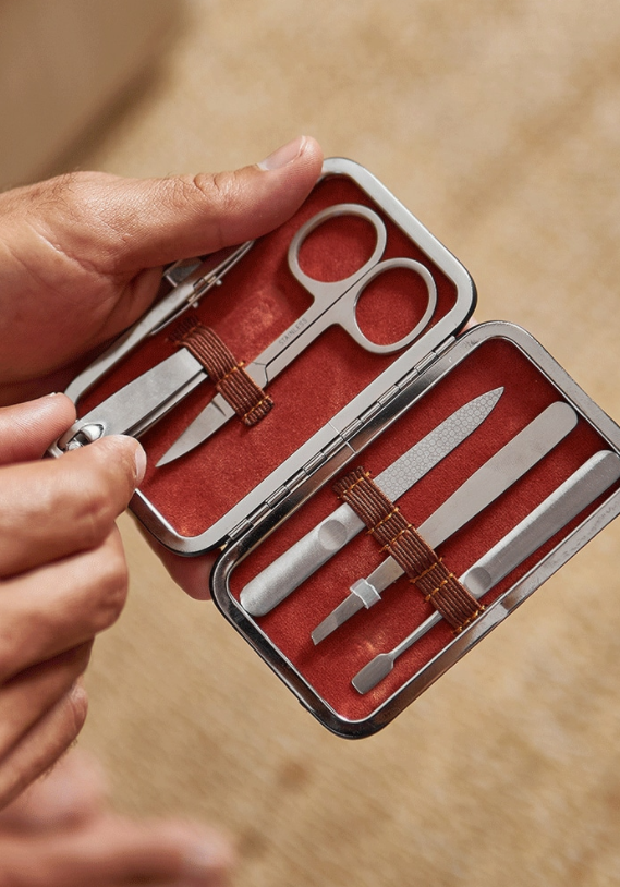 Gentlemen's travel manicure kit