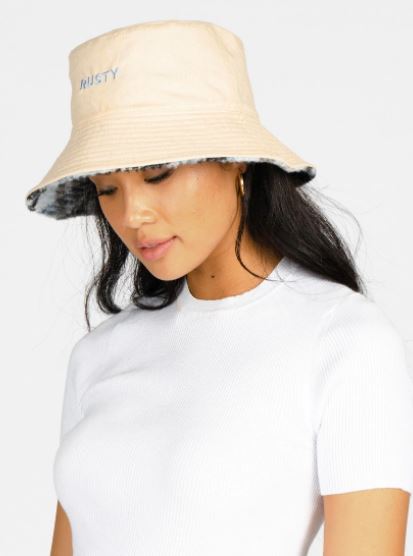Rusty Nicola Reversible Plaid Bucket Hat