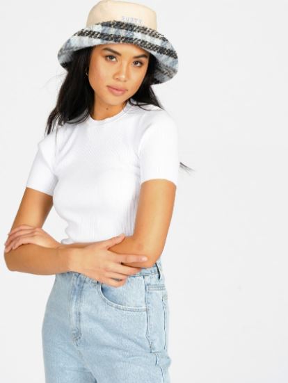 Rusty Nicola Reversible Plaid Bucket Hat