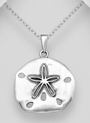 Organically shaped starfish necklace