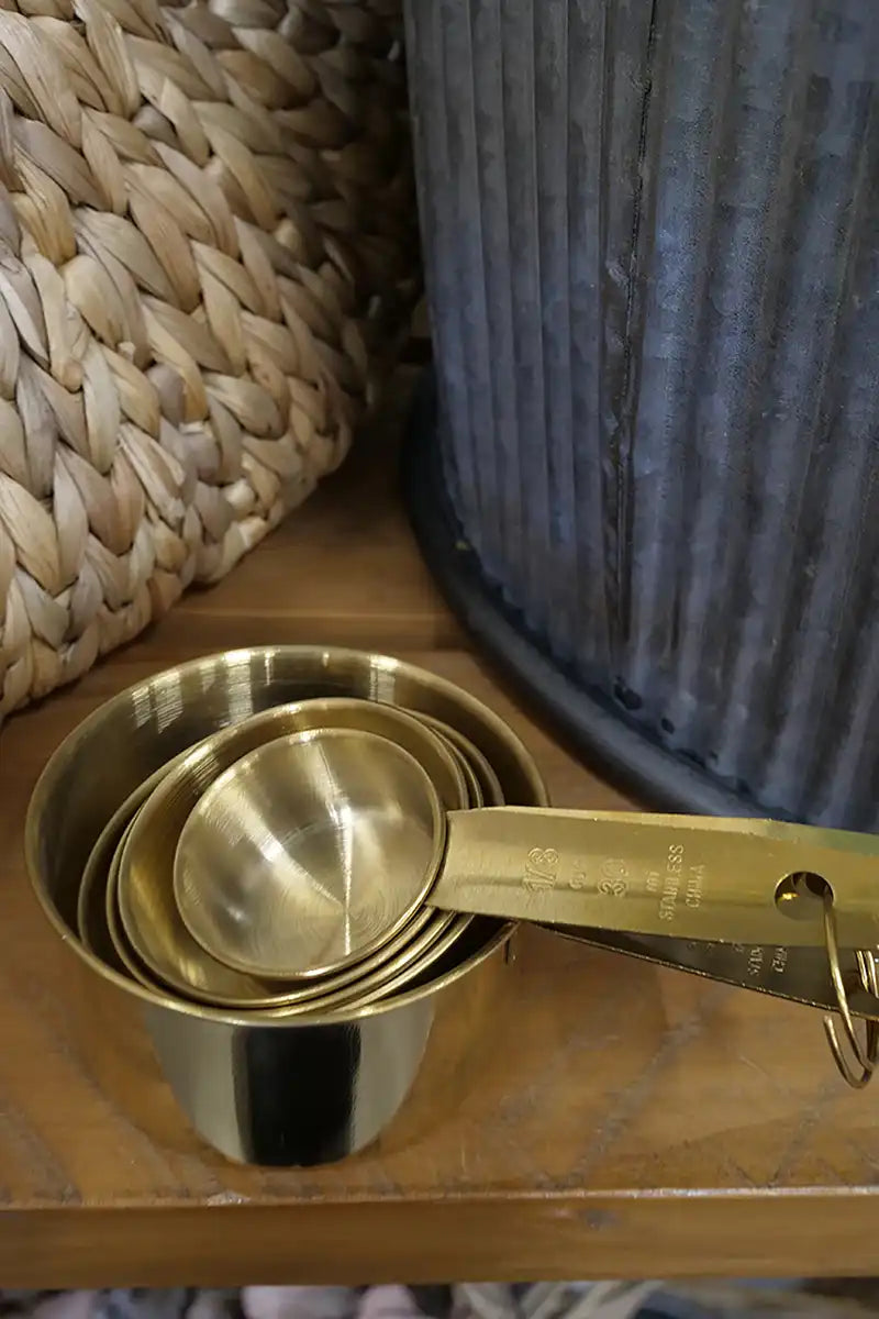 Gold Stainless measuring cups