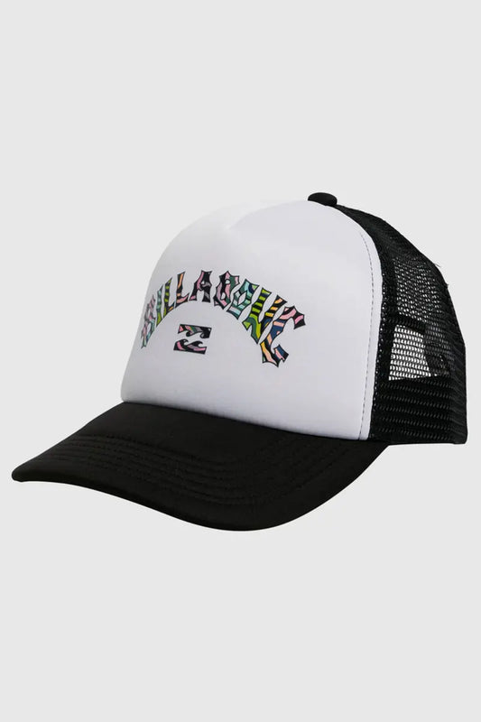 Billabong Groms Arch Trucker Cap in Black