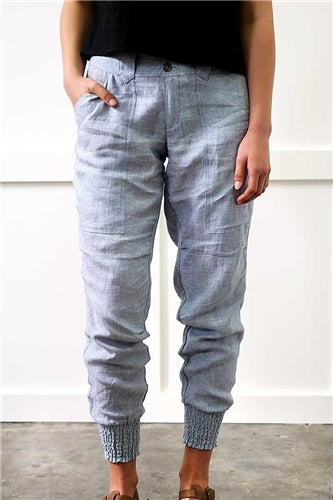 Foil The Works Pant in Chambray Hash