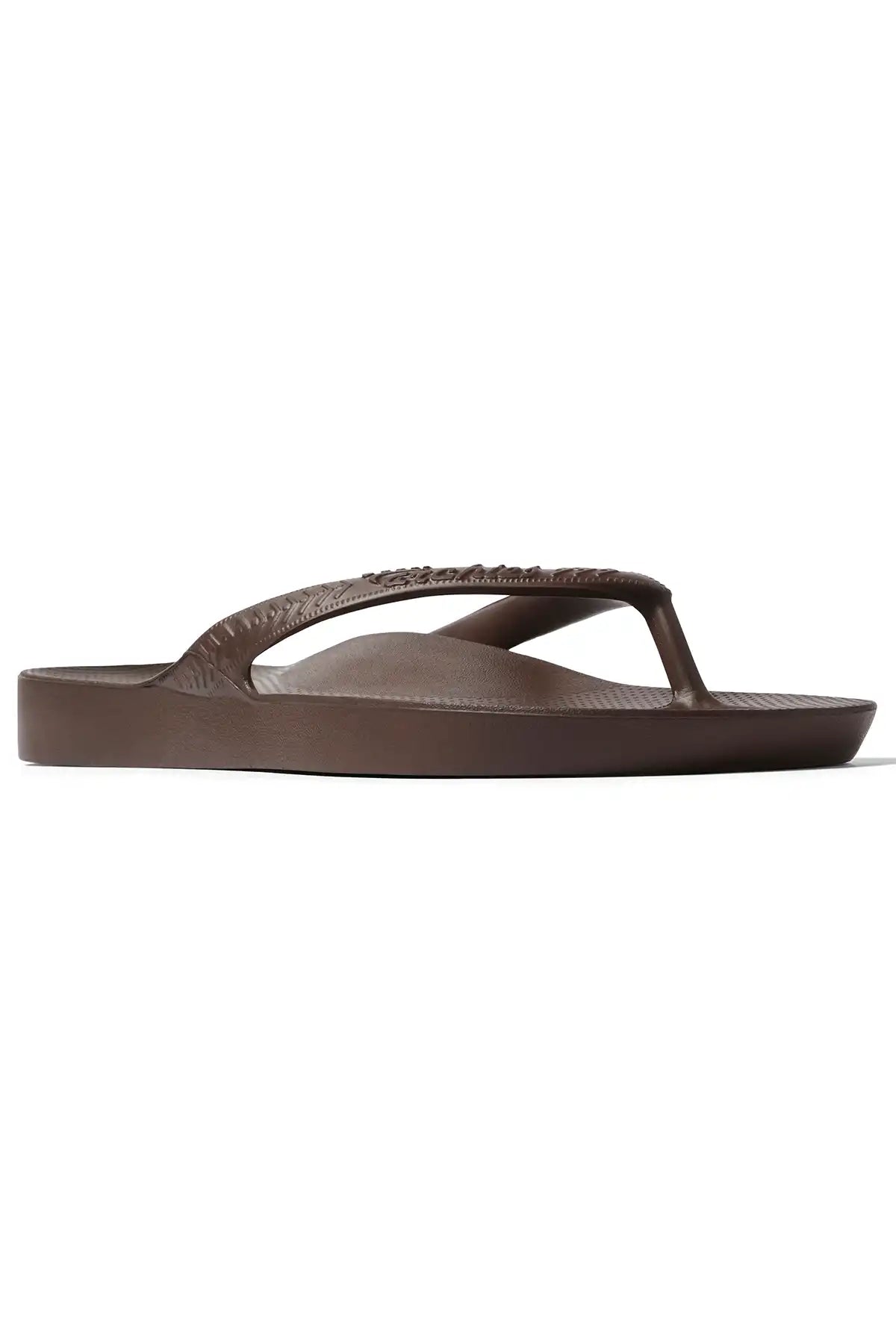 Brown sandal on a white background
