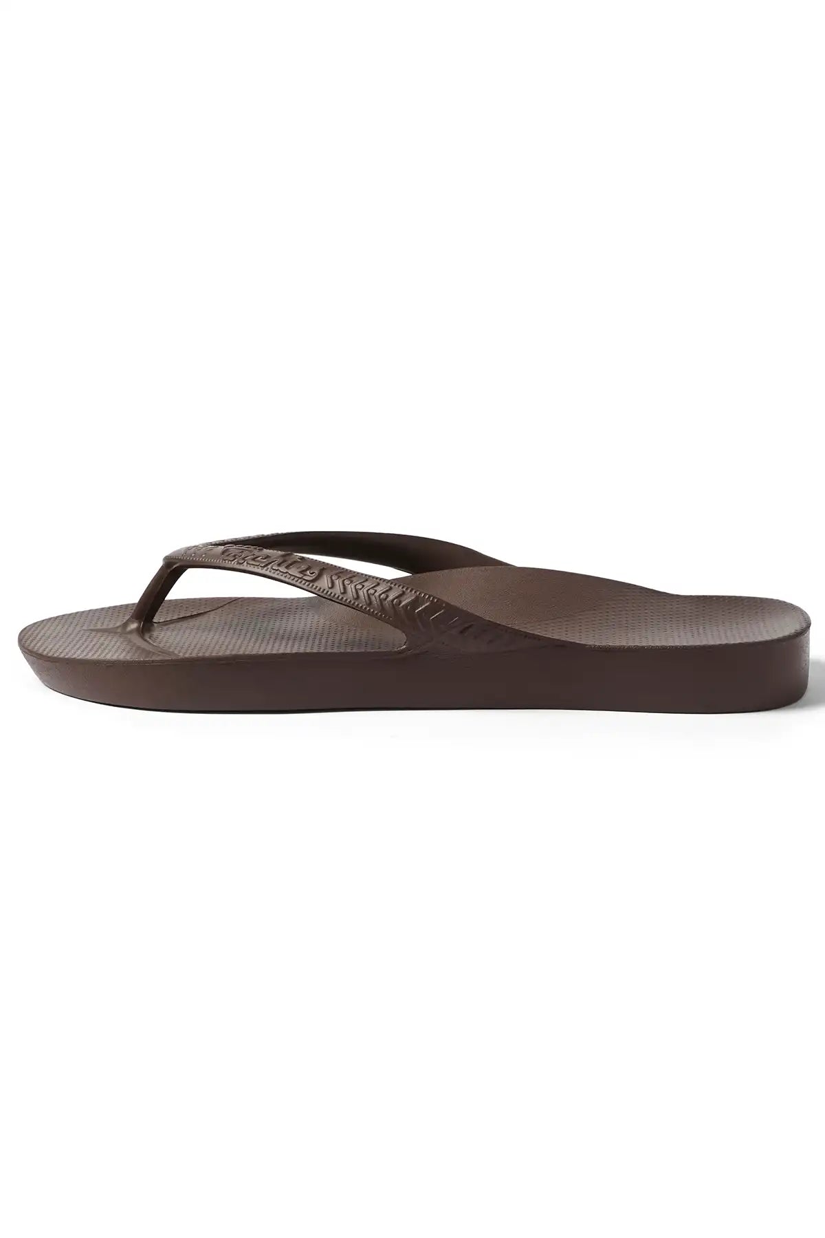 Brown sandal on a white background