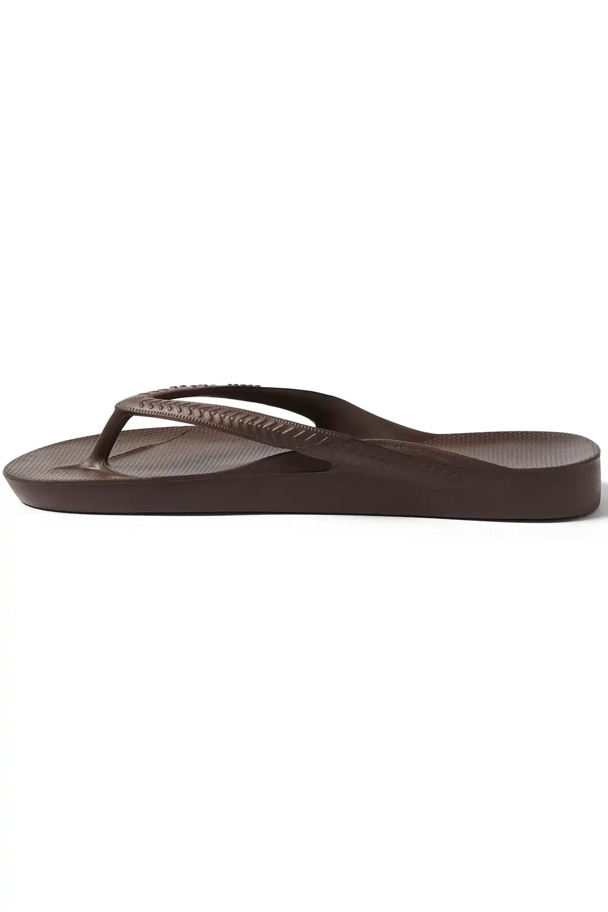 Brown sandal on a white background