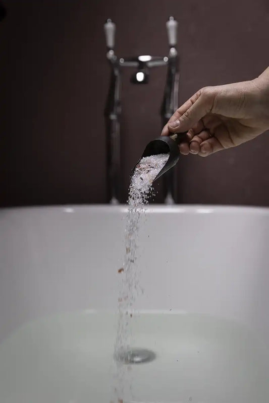Bath Salt being poured into bath