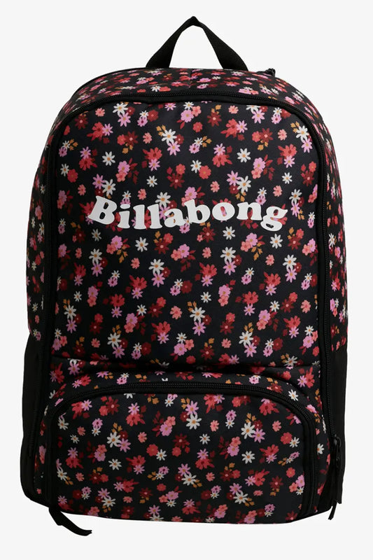Billabong Girls Backpack Ditsy Dream in Black Pebble