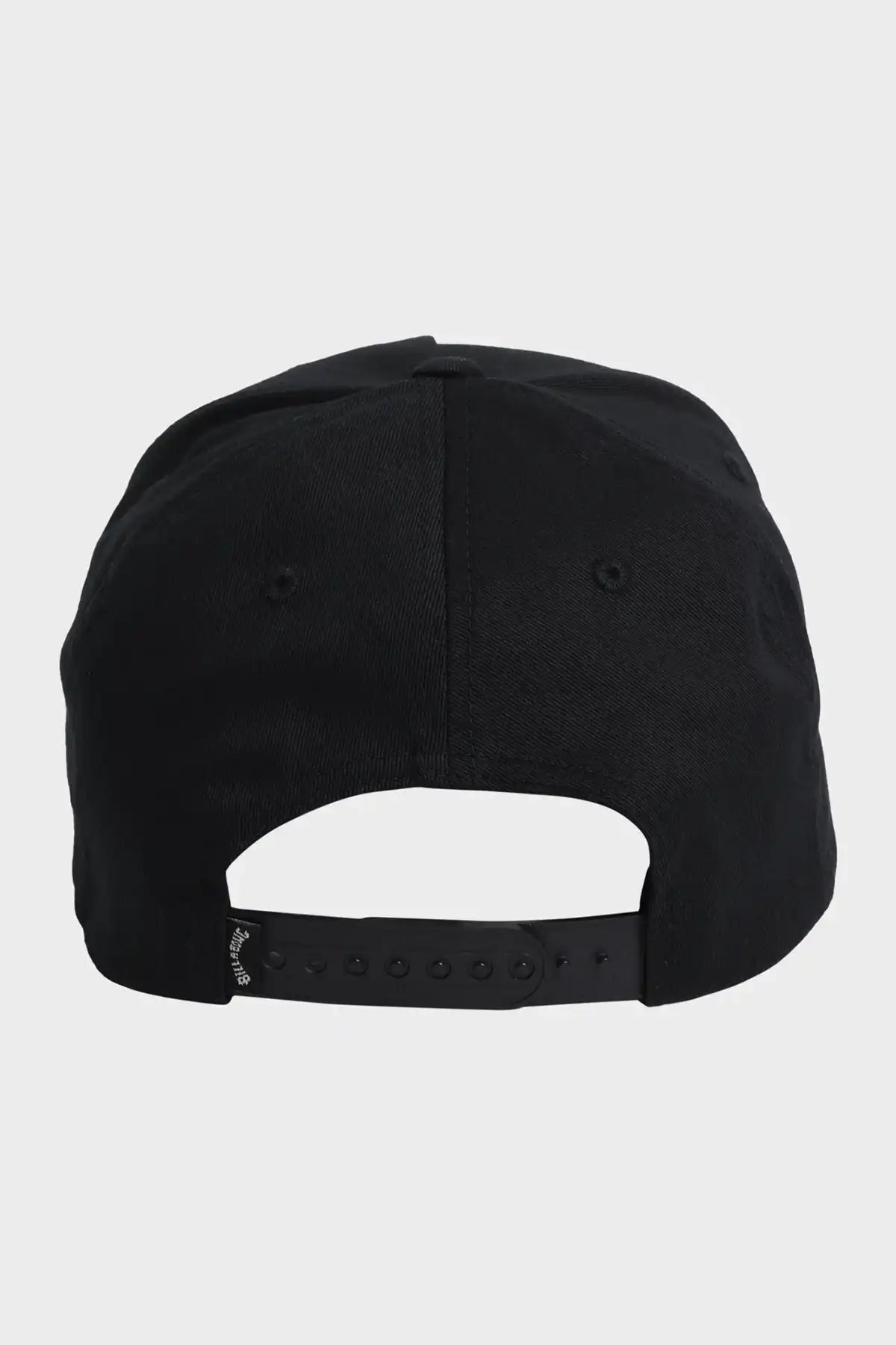 Black cap on a light gray background