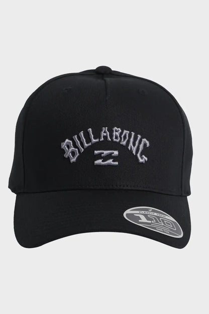 Black Billabong cap on a light gray background