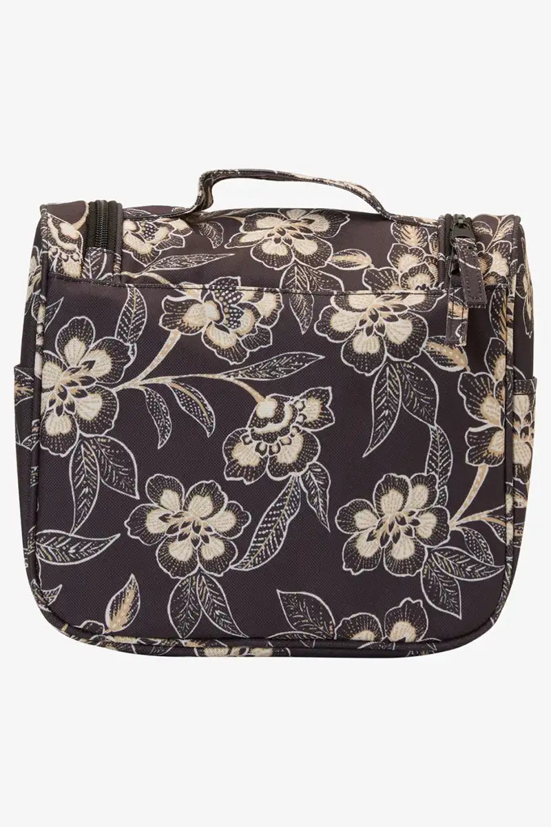 Billabong Travel Beauty Bag in Black White back view