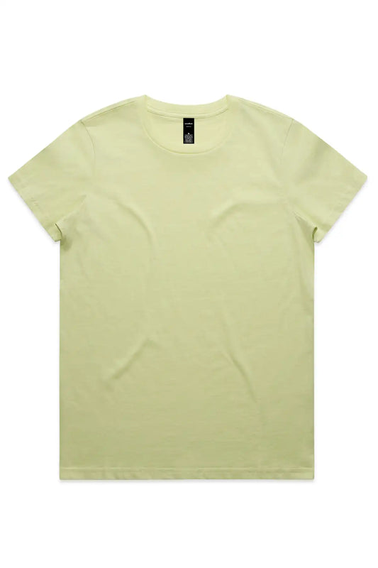 Light green t-shirt on a white background
