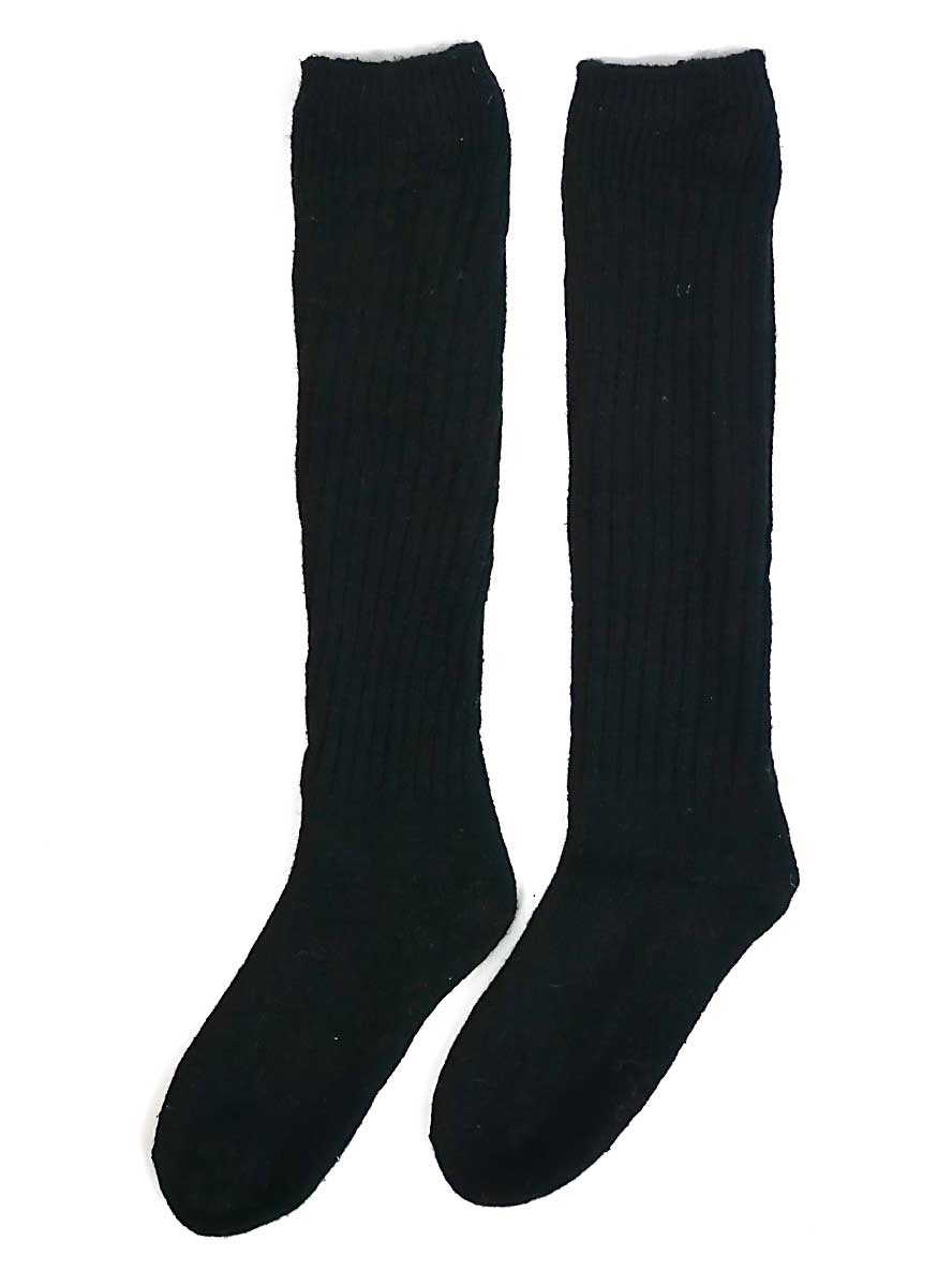 Chille Wool Blend Socks in Black