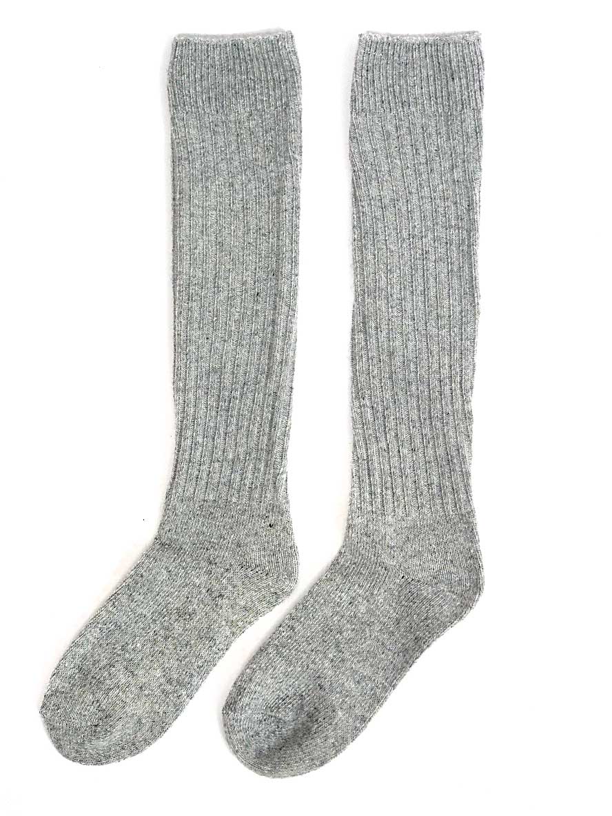 Chille Wool Blend Socks in Grey