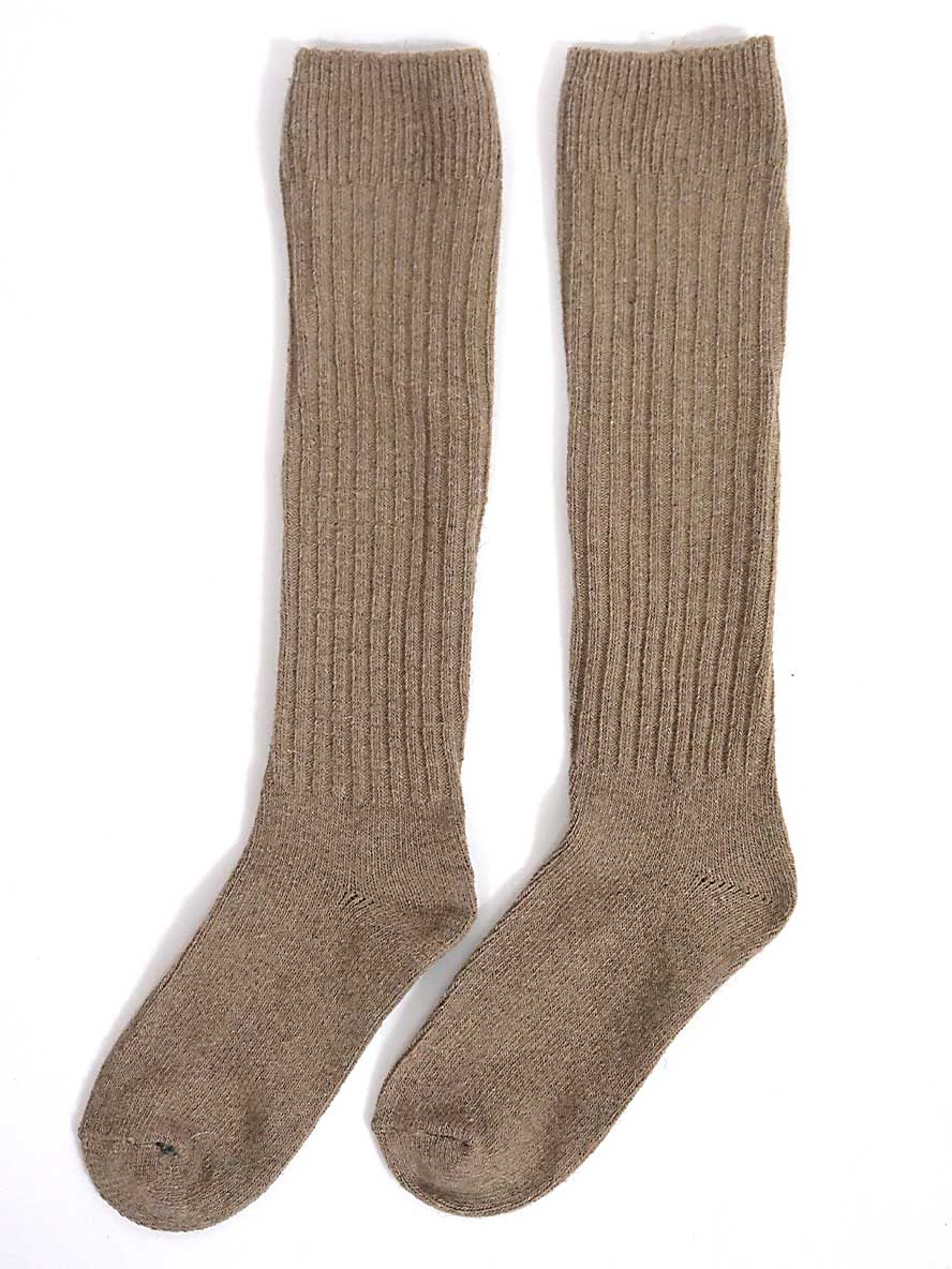 Chille Wool Blend Socks in Coffee