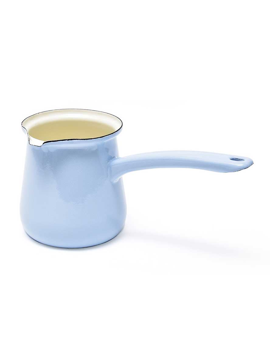 Coffee Culture Turkish Coffee Pot in Sky Blue Enamel - 300ml